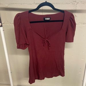 Reformation Bardot top